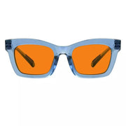 eyekeeper.com 100% Blue Light Blocking Orange Glasses Metalless Screwless R2308-B98 Eyeglasses