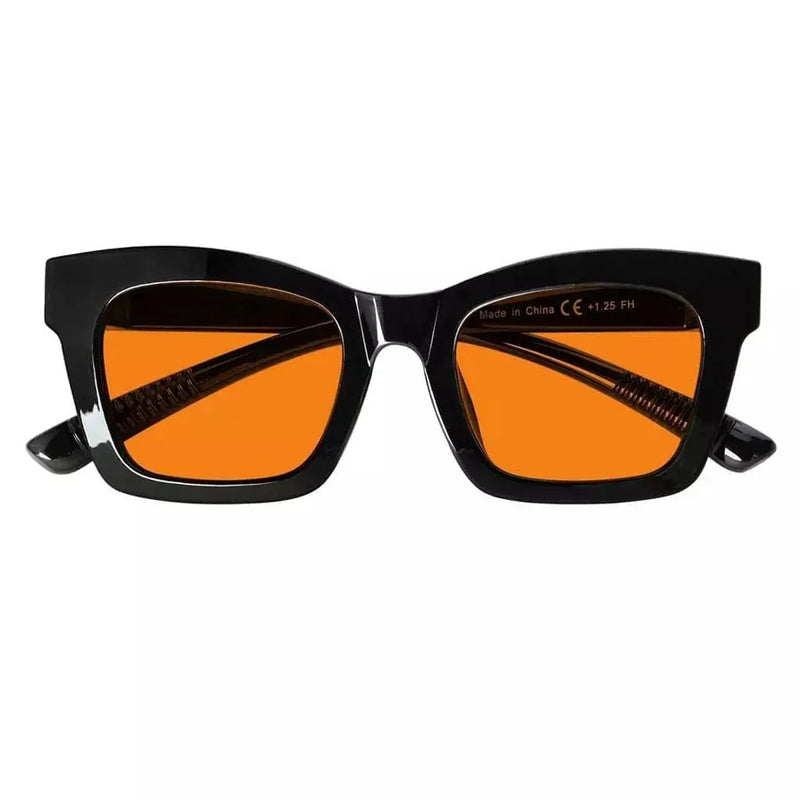eyekeeper.com 100% Blue Light Blocking Orange Glasses Metalless Screwless R2308-B98 Eyeglasses