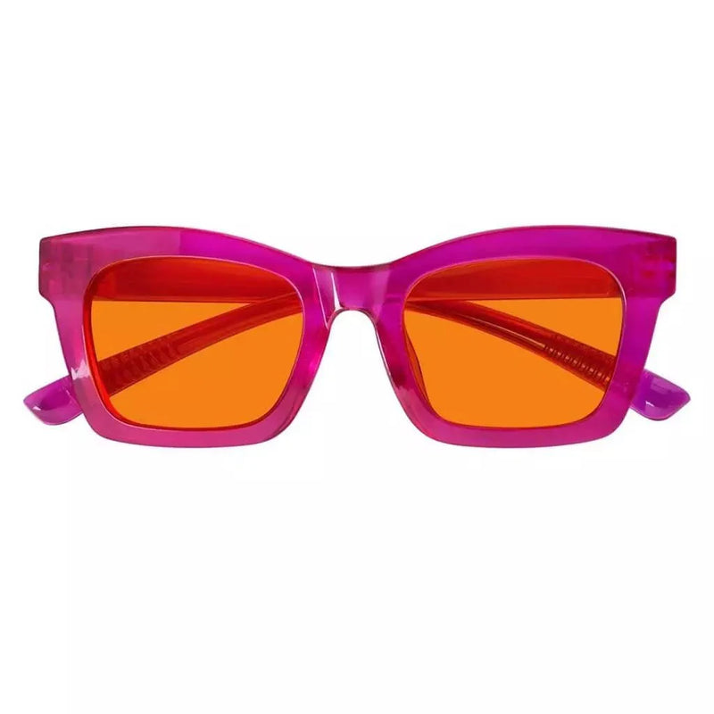 eyekeeper.com 100% Blue Light Blocking Orange Glasses Metalless Screwless R2308-B98 Eyeglasses