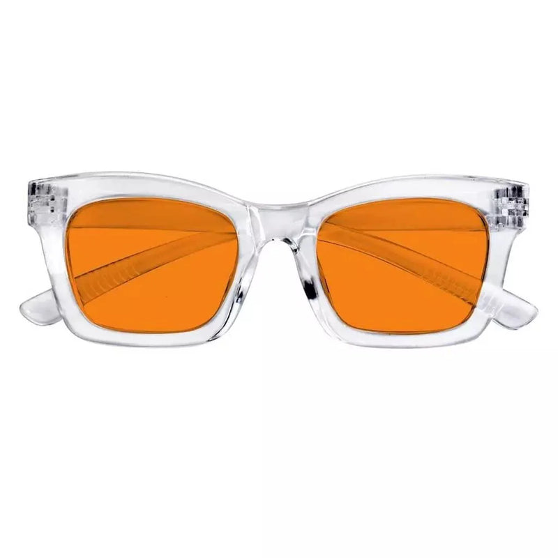 eyekeeper.com 100% Blue Light Blocking Orange Glasses Metalless Screwless R2308-B98 Eyeglasses