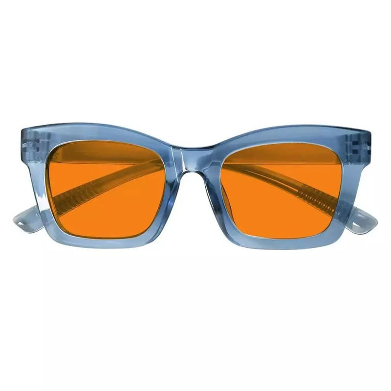 eyekeeper.com 100% Blue Light Blocking Orange Glasses Metalless Screwless R2308-B98 Eyeglasses
