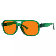 eyekeeper.com 100% Blue Light Blocking Orange Lens Metalless Eyeglasses R2515-B98 Eyeglasses