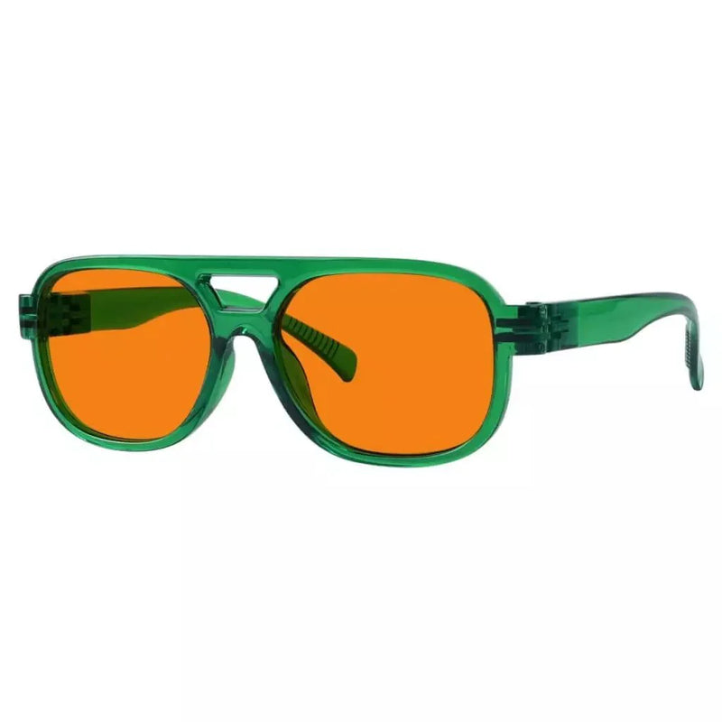 eyekeeper.com 100% Blue Light Blocking Orange Lens Metalless Eyeglasses R2515-B98 Eyeglasses