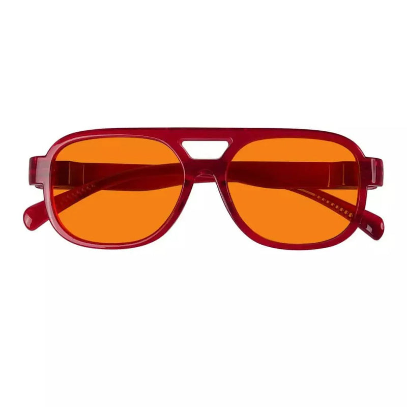 eyekeeper.com 100% Blue Light Blocking Orange Lens Metalless Eyeglasses R2515-B98 Eyeglasses