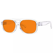 eyekeeper.com 100% Blue Light Blocking Orange Lens Metalless Eyeglasses R2515-B98 Eyeglasses