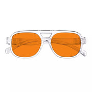 eyekeeper.com 100% Blue Light Blocking Orange Lens Metalless Eyeglasses R2515-B98 Eyeglasses
