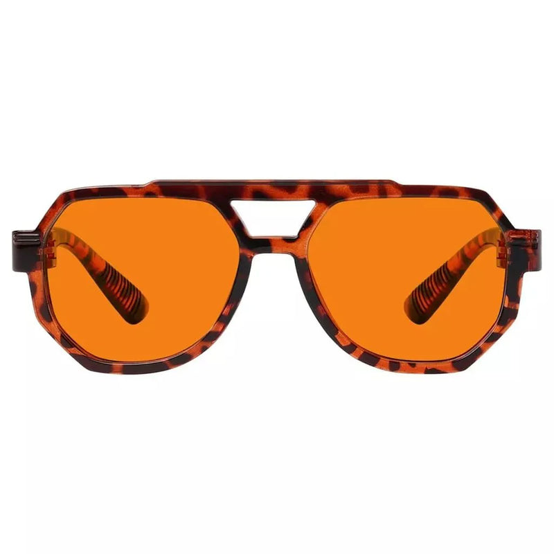 eyekeeper.com 100% Blue Light Blocking Orange Metalless Pilot Glasses NR2309-B98 Eyeglasses