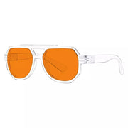eyekeeper.com 100% Blue Light Blocking Orange Metalless Pilot Glasses NR2309-B98 Eyeglasses