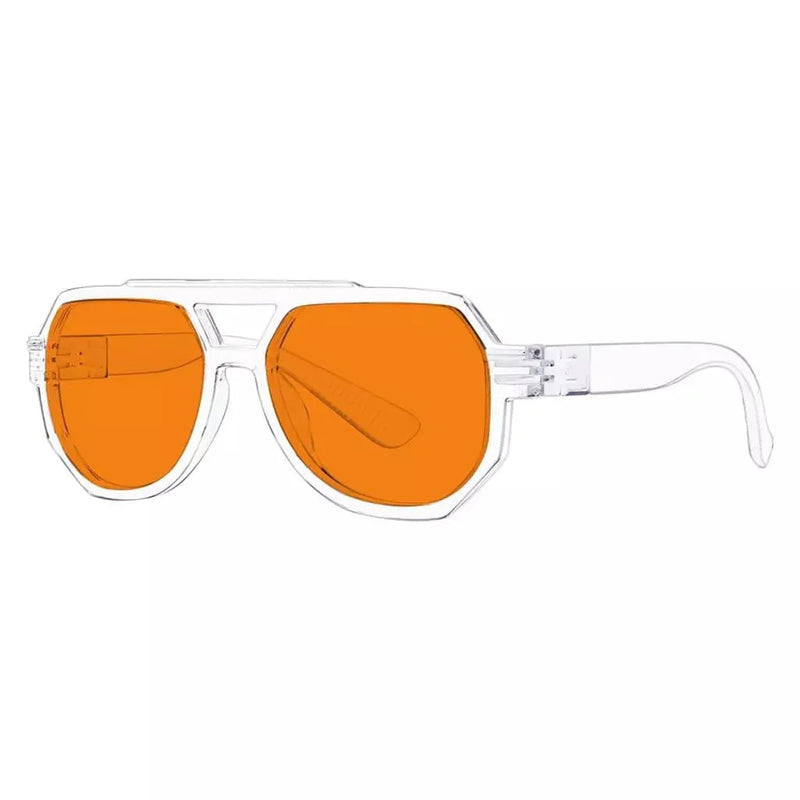 eyekeeper.com 100% Blue Light Blocking Orange Metalless Pilot Glasses NR2309-B98 Eyeglasses