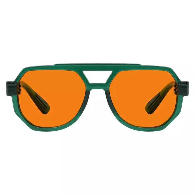 eyekeeper.com 100% Blue Light Blocking Orange Metalless Pilot Glasses NR2309-B98 Eyeglasses