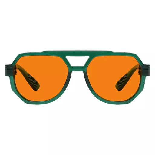 eyekeeper.com 100% Blue Light Blocking Orange Metalless Pilot Glasses NR2309-B98 Eyeglasses