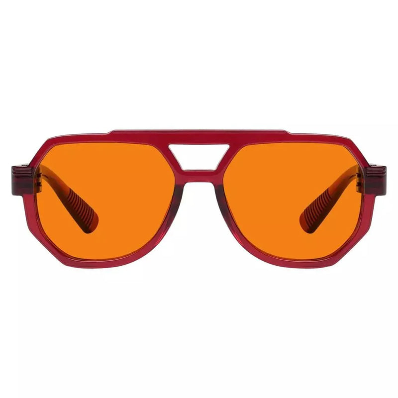 eyekeeper.com 100% Blue Light Blocking Orange Metalless Pilot Glasses NR2309-B98 Eyeglasses
