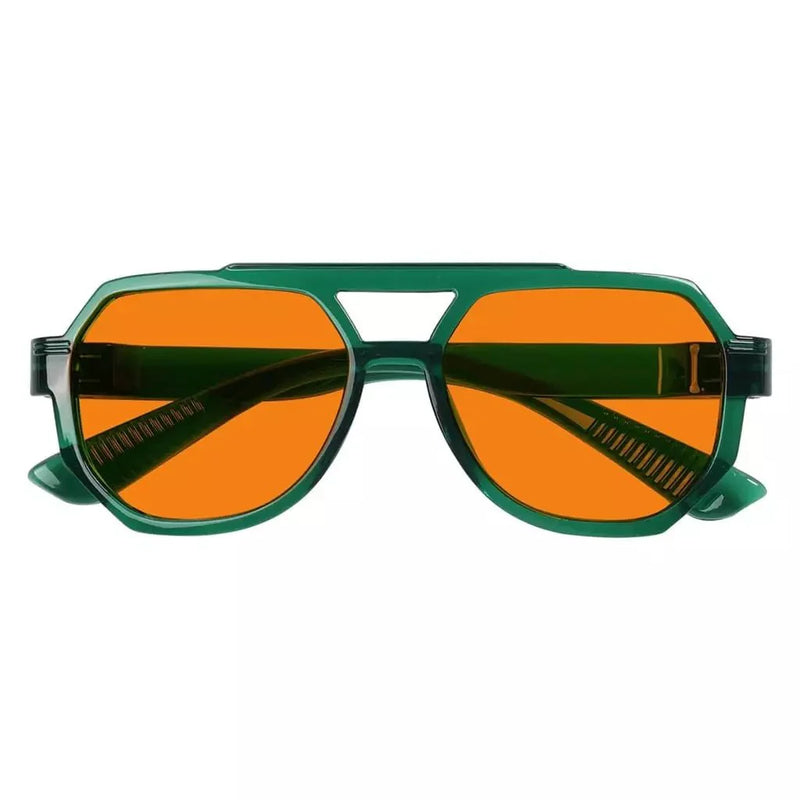 eyekeeper.com 100% Blue Light Blocking Orange Metalless Pilot Glasses NR2309-B98 Eyeglasses