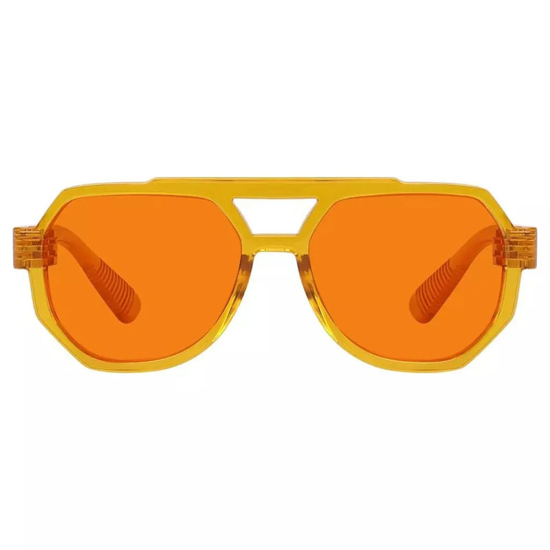 eyekeeper.com 100% Blue Light Blocking Orange Metalless Pilot Glasses NR2309-B98 Eyeglasses