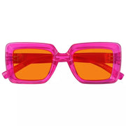 eyekeeper.com 100% Blue Light Blocking Orange Thick Frame Screwless Eyewear NR2101-B98 Eyeglasses