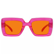 eyekeeper.com 100% Blue Light Blocking Orange Thick Frame Screwless Eyewear NR2101-B98 Eyeglasses