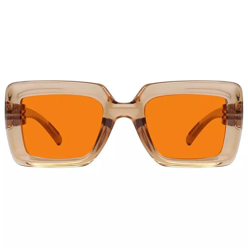 eyekeeper.com 100% Blue Light Blocking Orange Thick Frame Screwless Eyewear NR2101-B98 Eyeglasses