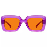 eyekeeper.com 100% Blue Light Blocking Orange Thick Frame Screwless Eyewear NR2101-B98 Eyeglasses