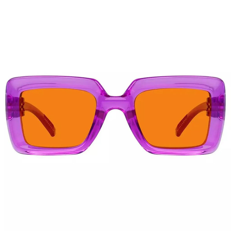 eyekeeper.com 100% Blue Light Blocking Orange Thick Frame Screwless Eyewear NR2101-B98 Eyeglasses