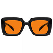 eyekeeper.com 100% Blue Light Blocking Orange Thick Frame Screwless Eyewear NR2101-B98 Eyeglasses