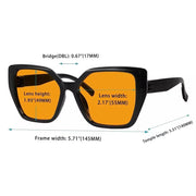 eyekeeper.com 100% Blue Light Blocking Oversized Nighttime Screwless Glasses R2314-B98 Eyeglasses