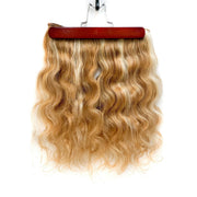 VIP Extensions 100% Human Hair Vip Brand BandX Halo  Body Wave 18'' with Clip Hair Extension