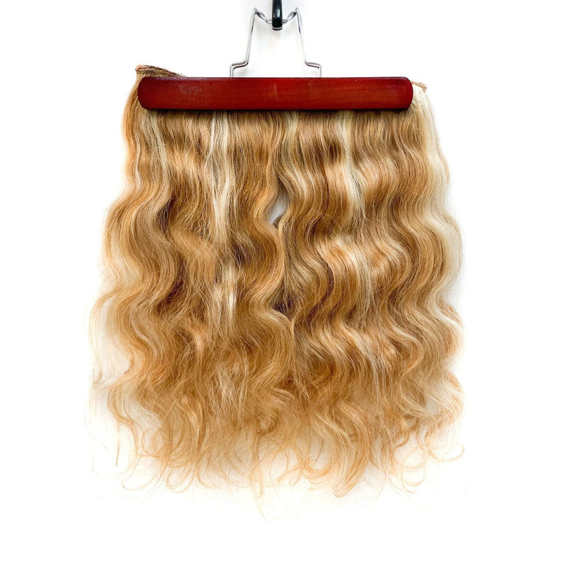 VIP Extensions 100% Human Hair Vip Brand BandX Halo  Body Wave 18'' with Clip Hair Extension