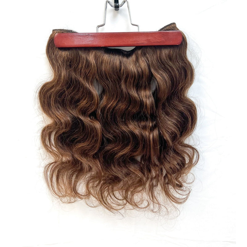 VIP Extensions 100% Human Hair Vip Brand BandX Halo  Body Wave 18'' with Clip Hair Extension