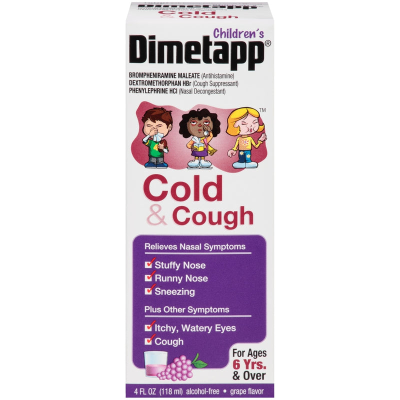 Dimetapp Dimetapp Cold & Cough Grape Flavor Liquid Health & Beauty Lavender
