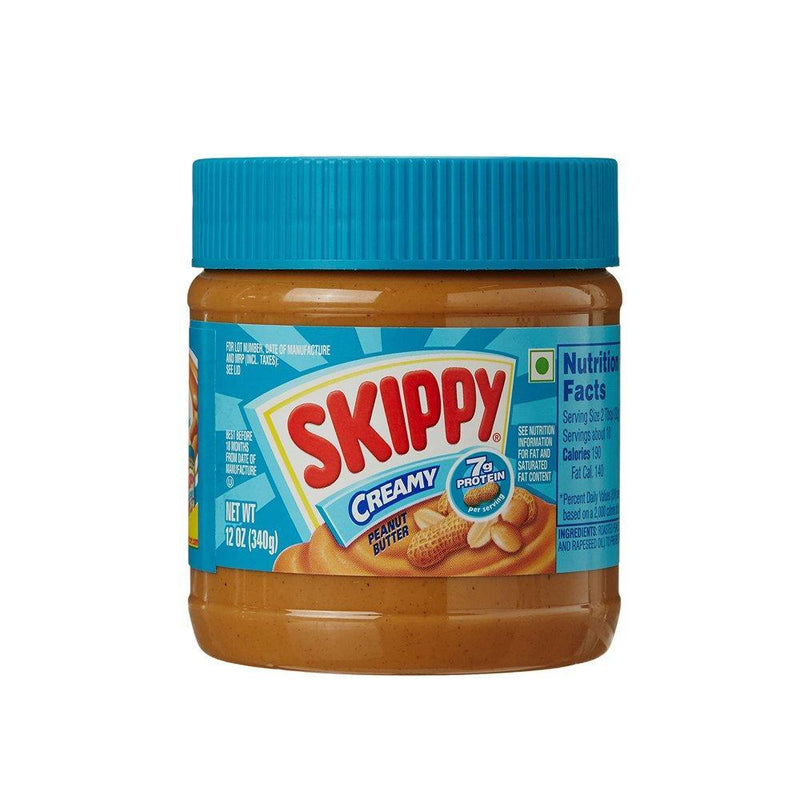 Skippy Skippy Peanut Butter Spread, Creamy 12 Oz Butter & Margarine Dark Cyan