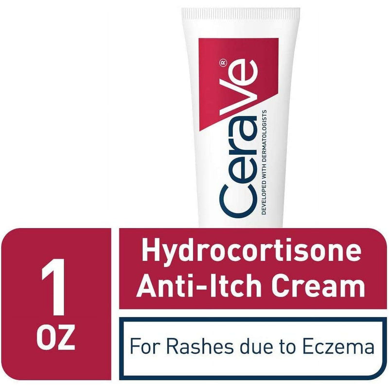 CeraVe CeraVe Hydrocortisone Anti-Itch Cream 1 Oz Health & Beauty White Smoke
