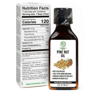 SiberianGreen.com Extra Virgin Siberian Pine Nut Oil – 100% Pure & Cold Pressed Cooking Oils White Smoke