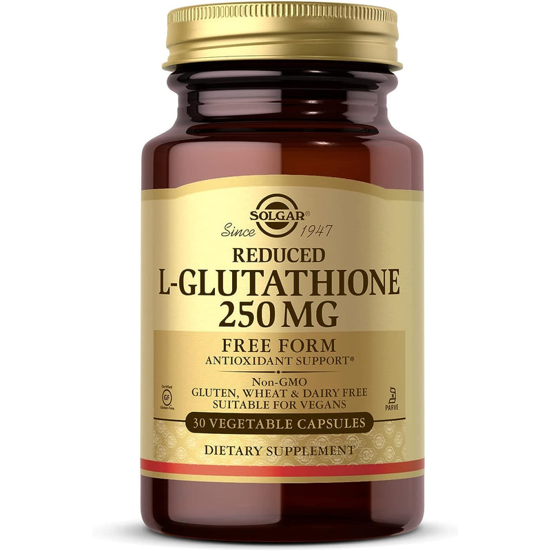 Solgar Solgar Reduced L-Glutathione 250 Mg, 30 Vegetable Capsules Vitamins & Supplements