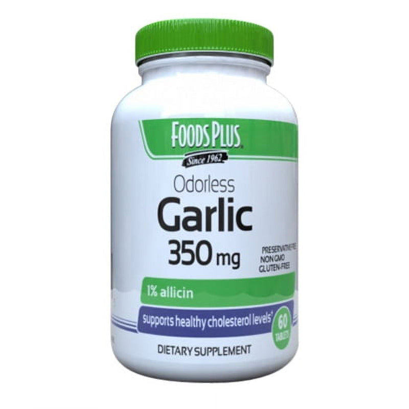 Food Plus Food Plus Foods Garlic 350 Mg Odor Controlled Tablets Garlic