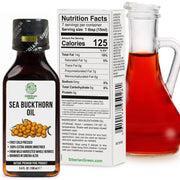 SiberianGreen.com Siberian Sea Buckthorn Oil | 100% Extra Virgin Cold Pressed | 100ml Cooking Oils
