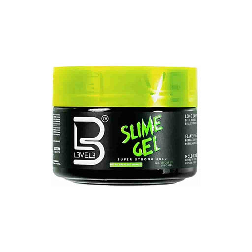 Level 3 Ultra-Hold Slime Gel with Castor Oil: Barber-Grade Sleek Finish Hair Styler