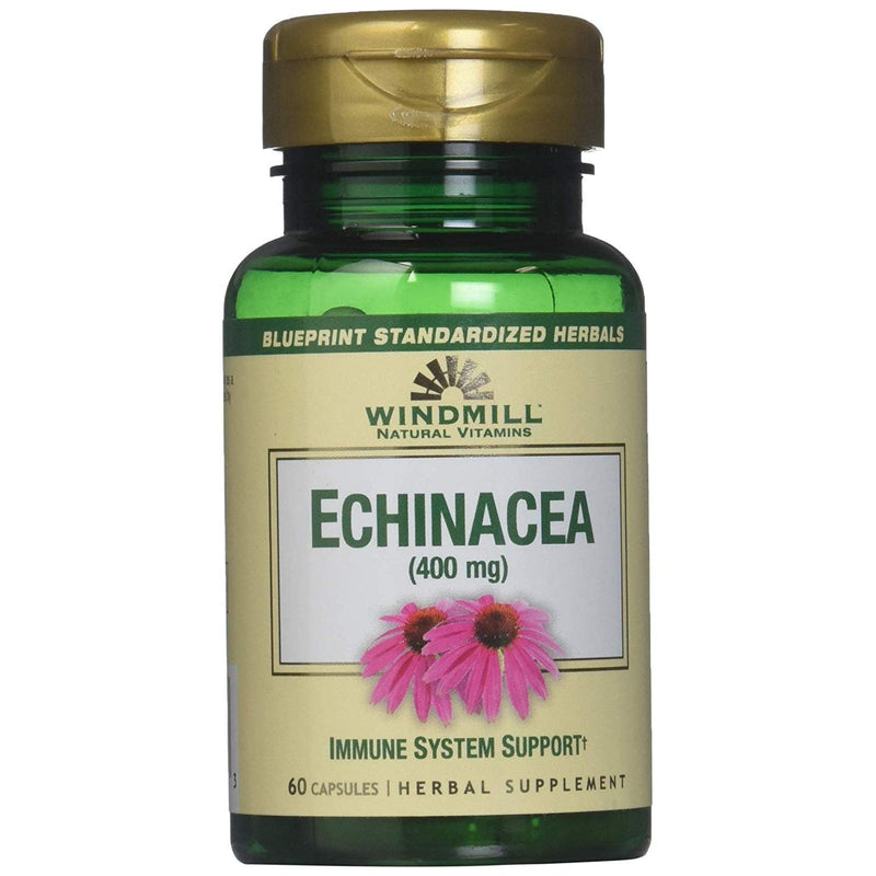 Windmill Windmill Echinacea Root 400 Mg  Capsule 60Ea Vitamins & Supplements