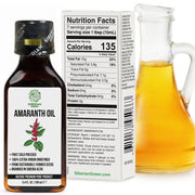 SiberianGreen.com Amaranth Seed Oil 100 ml - Extra Virgin, Cold-Pressed, Premium Quality Cooking Oils