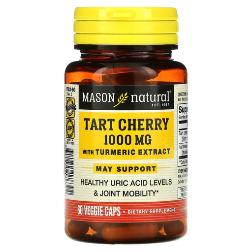 Mason Natural Mason Natural® Tart Cherry with Turmeric Extract (1,000 mg) – 60 Veggie Caps Vitamins & Supplements