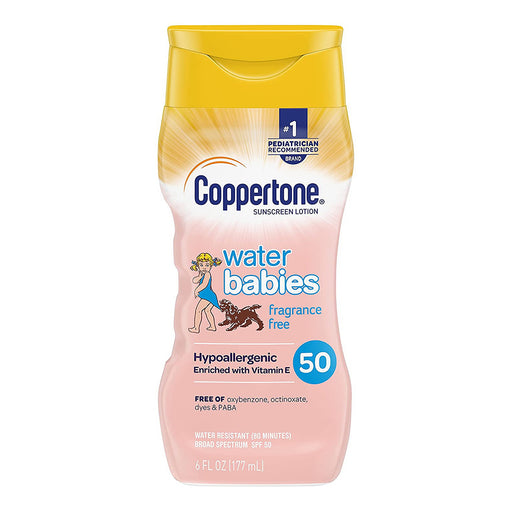 Coppertone Water Babies Coppertone Water Babies Sunscreen Pure & Simple Free Lotion Broad Spectrum SPF 50 Sunscreen