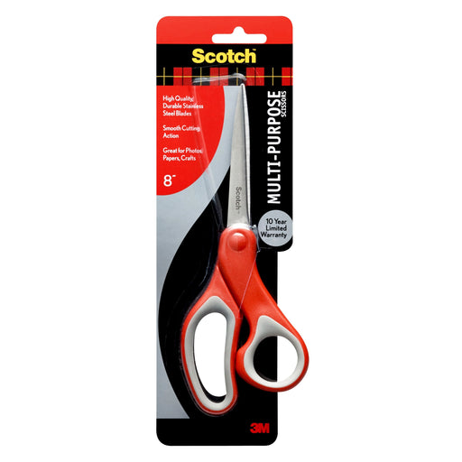 Scotch Scotch Scissors, Multi Purpose, 8 Inches Craft & Office Scissors