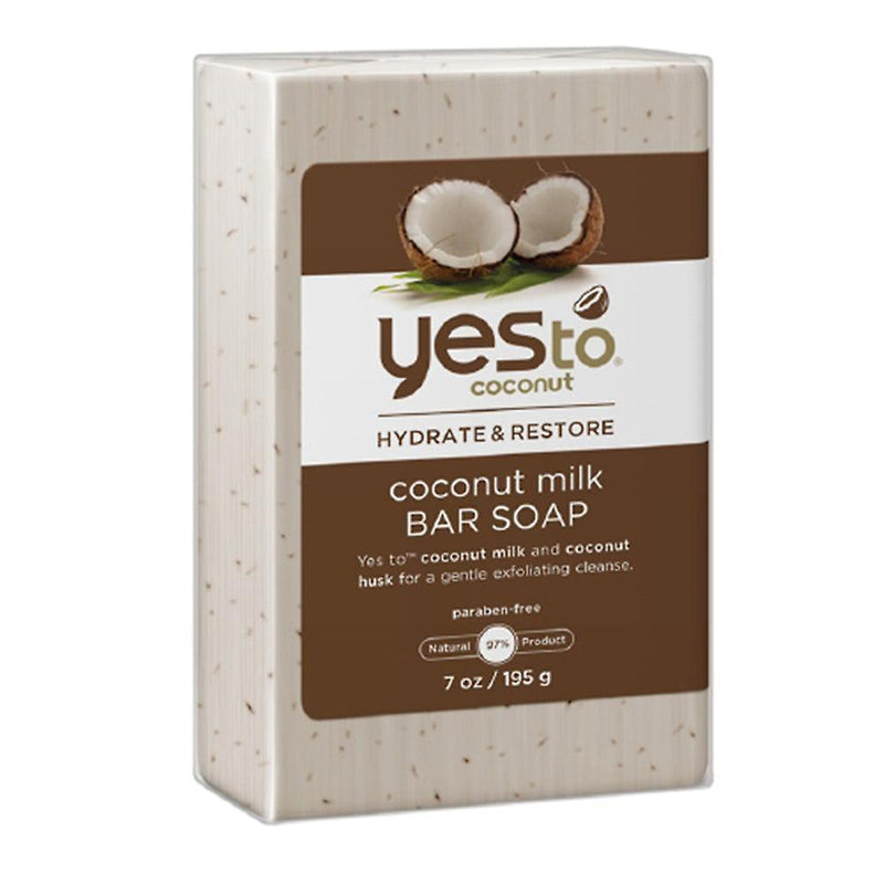 Yes To Yes To Coconut Hydrate And Restore Milk Bar Soap, Coconut, 7.0 Oz Bar Soap Dark Olive Green
