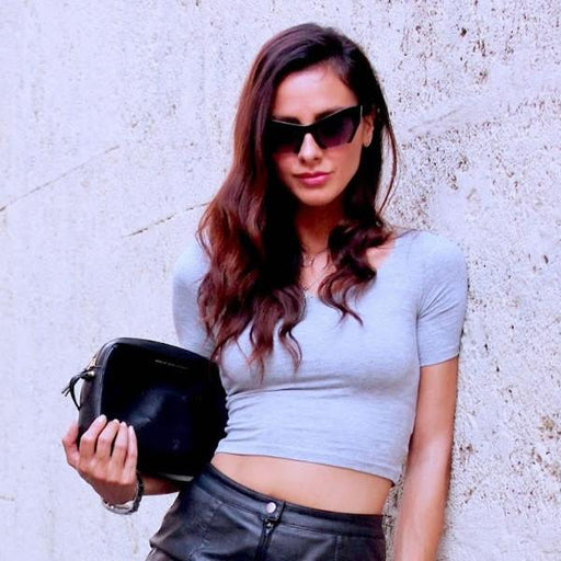 zeroUV Women's Modern Cat Eye Bottom Cut Sunglasses 9232 Sunglasses