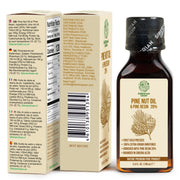 SiberianGreen.com Siberian Pine Nut Oil with Cedar Resin – 100 ml for Immune Support & Digestive Health Cooking Oils