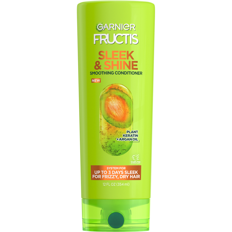 Fructis Fructis Garnier Sleek & Shine Conditioner, Frizzy, Dry, Unmanageable Hair, 12 Fl. Oz Conditioners