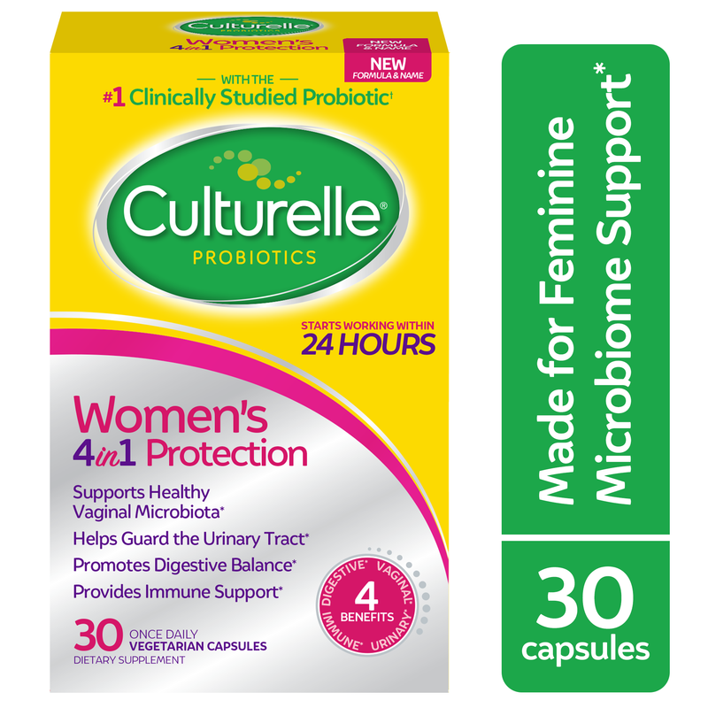 Culturelle Culturelle Probiotics, Women's Healthy Balance, 30 Once Daily Vegetarian Capsules 20 ct Vitamins & Supplements