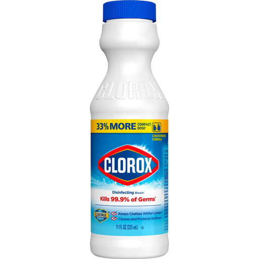 Clorox Clorox Disinfecting Bleach, Concentrated Formula, Regular - 11 Ounce Bottle Bleach White Smoke