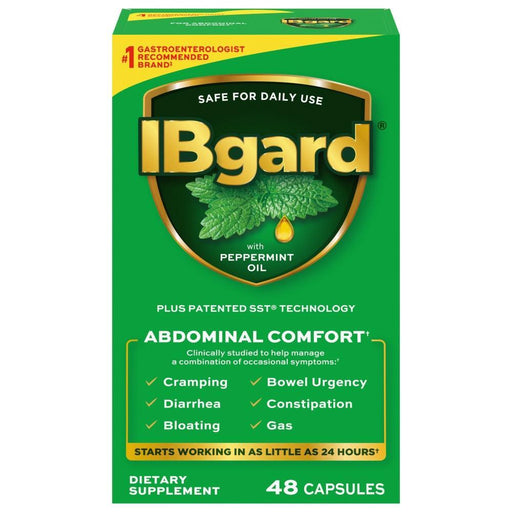 IBgard IBgard Gut Health Supplement, Peppermint Oil Capsules For Abdominal Comfort, 144 Health & Beauty Forest Green