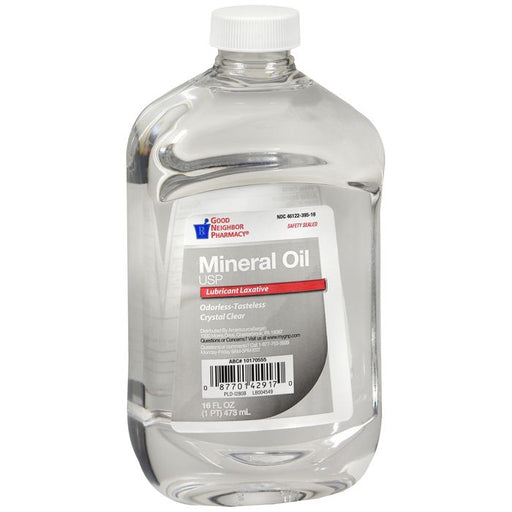 Good Neighbor Pharmacy GNP Heavy Liquid Mineral Oil, 16 fl oz Bottle (Case of 12) Medicine & Drugs