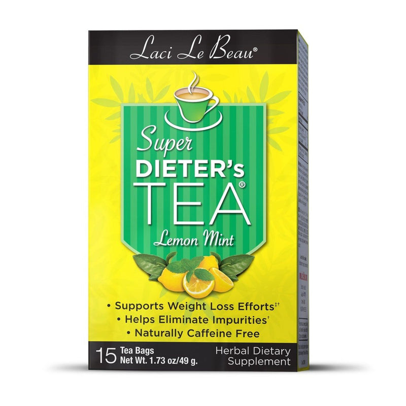 Laci Le Beau Laci Le Beau Super Dieters Tea Lemon Mint Bags Tea & Infusions White Smoke